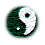 The tai chi tu, an ancient symbol depicting the relationship between yin and yang. Notice the yang within the yin, and the yin within the yang. yang is white, yin is black.